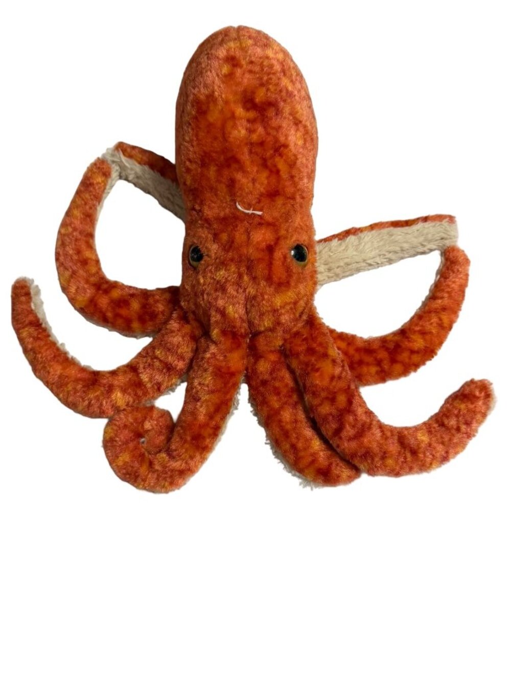 SeaWorld The Petting Zoo Pacific Red Octopus Plush 17" Orange Stuffed Animal 202